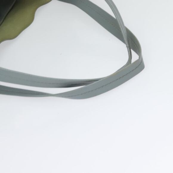 CELINE Horizontal Cabas Tote Bag Leather Gray Gold - Picture 7 of 12